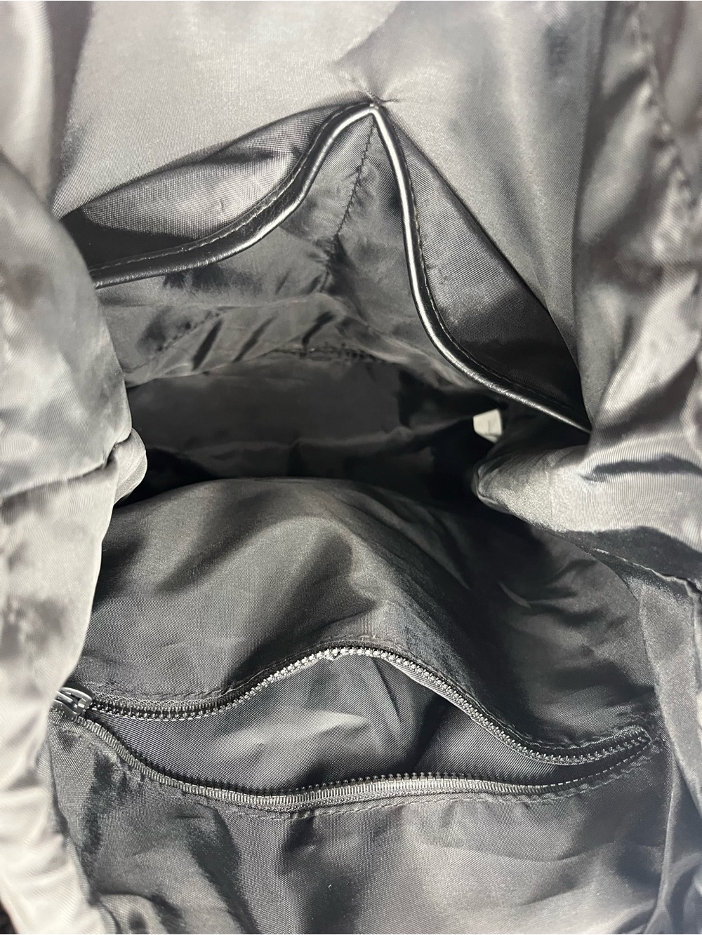 BEIS Black Drawstring Daypack Backpack - Picture 9 of 11
